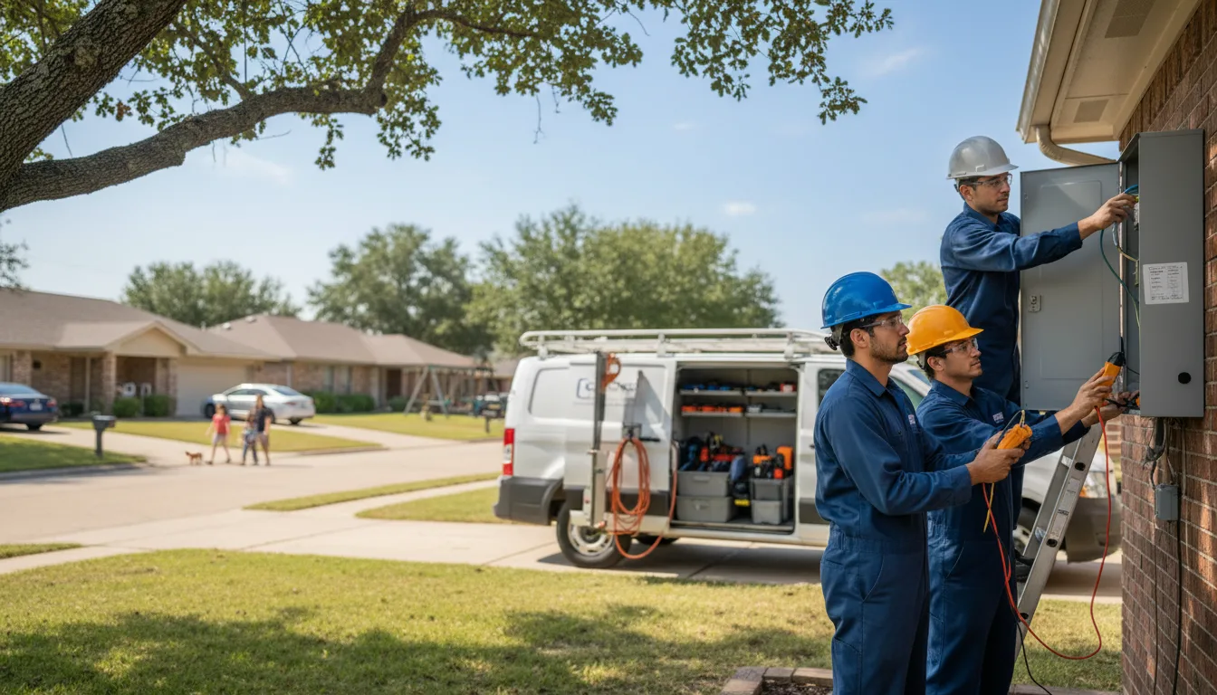 Certified electrician providing emergency electrical services in Freeland, MD